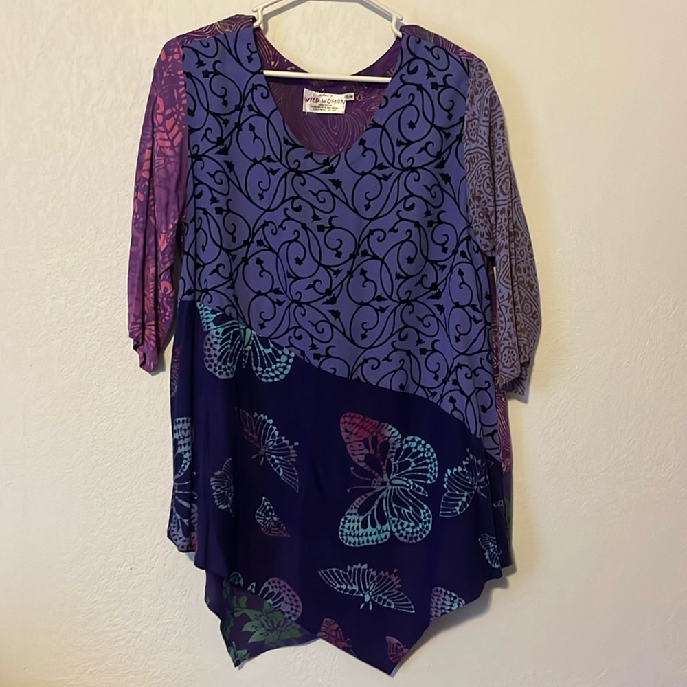 Batik Wild Woman Women’s Tunic size S/M
